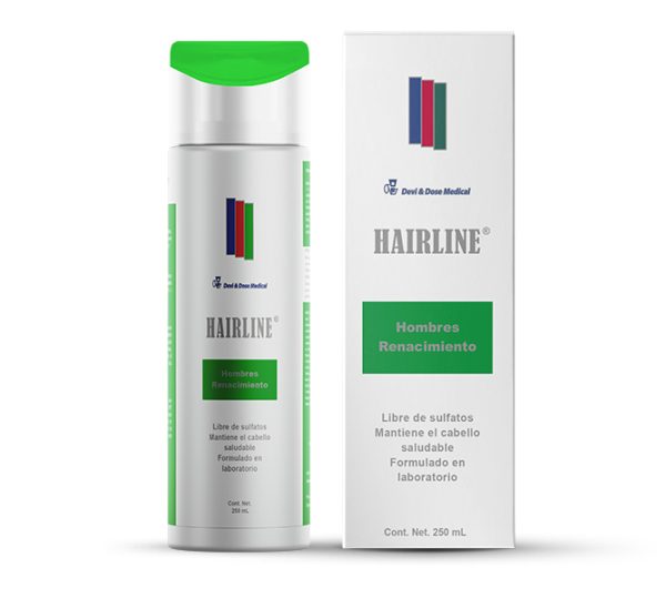 Shampoo Hombres Renacimiento, Alto a la caída, Mayor Volumen, Minoxidil