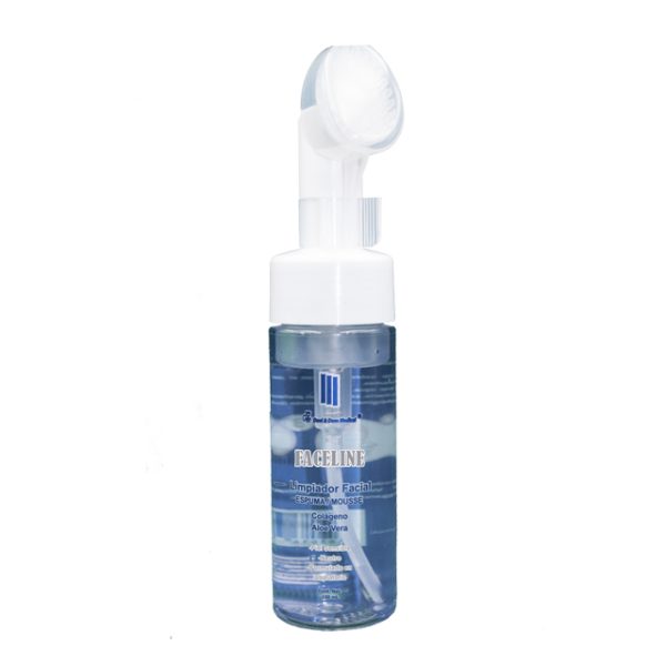 FACELINE Limpiador Facial Espuma, Colageno, Cepillo